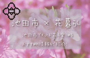 池田市（大阪）でお花を楽しむための情報満載！おすすめのお店・グッズ・スポットを紹介！